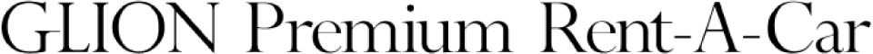 GLIONプレミアムレンタカー
